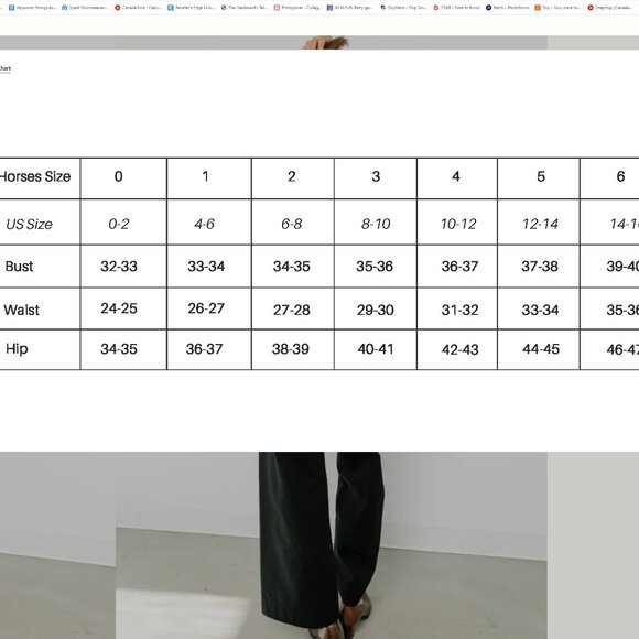 Horses Atelier Linen Blend High Waisted Wide Leg Pants Minimalist Size3  =  US 8 - Picture 8 of 8